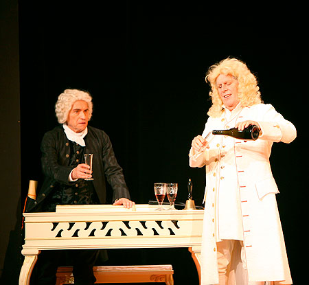 Walter Renneisen und Sigmar Solbach als Bach und Händel © Theatergastspiele Kempf GmbH